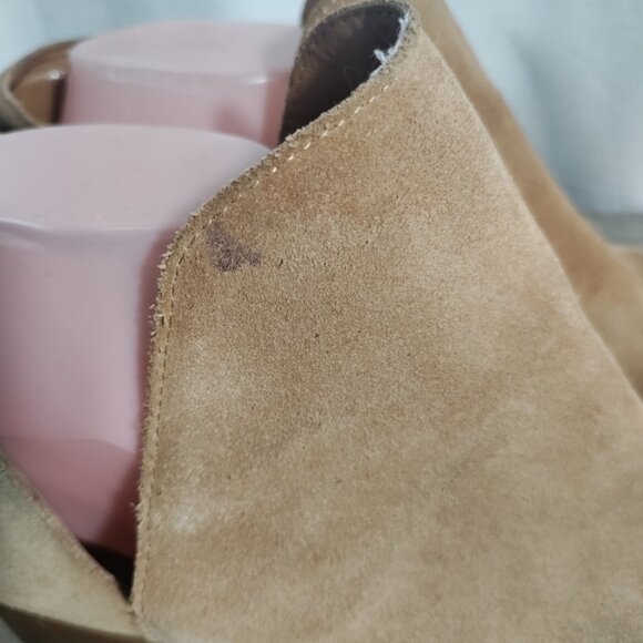 Marc Fisher Footwear Yilda Cutout Bootie, Medium Natural Suede, 11M - Picture 11 of 12